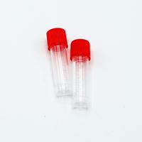Yaohua 1,5-5 ml Cryovial en plastique PP transparent avec pipette manuelle et couvercle à vis, emballage individuel OEM pour usage en laboratoire
