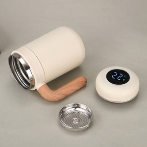 Custom Logo 500ml Led Smart Double Wall 316 Stainless Steel Pot Vacuum Insulated <b>Hot</b> <b>Cold</b> Water Bottle - Product Image 4