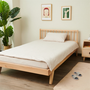 JIAMUJIA modern student children house bambino ragazzi ragazze mobili camera da letto struttura in legno massello letti per bambini - Product Image 2