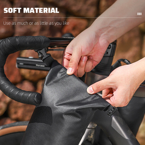 Sac de fourche de vélo portable WEST BIKING 5L grande capacité, équipement de sport cycliste en plein air, sac multifonctionnel imperméable - Product Image 6