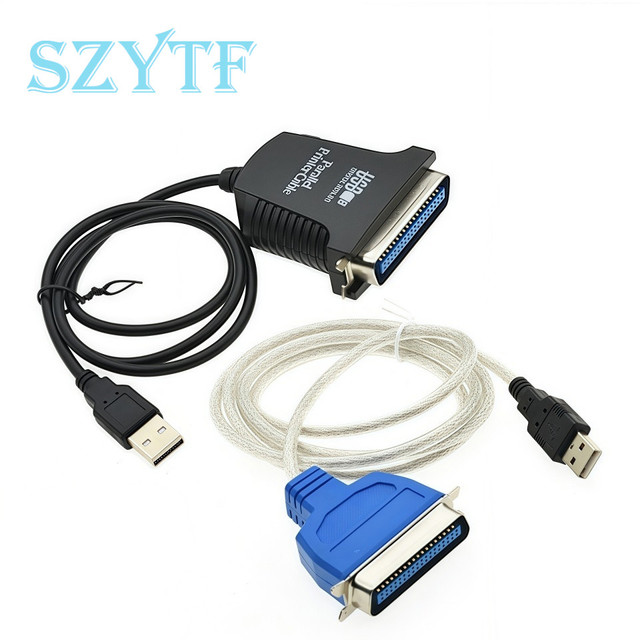 1284 Print Cable USB2.0 Parallel Port Connection Old-Fashioned 36-Pin Drive-Free ICs for Printer Connection