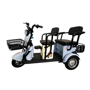 Electric Passenger Tricycle Cargo Trike With 2 Seats New Motorcycle Fashionable Leisure 3 Wheel Adult Moto De 3 Ruedas