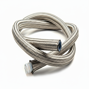 Manguera trenzada de PTFE SAE100 R14 Alambre de acero inoxidable de presión de alta temperatura 304 AN4 Enrollado Durable para equipos automotrices - Product Image 1