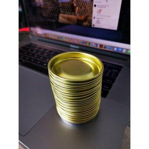 Embouts décoratifs en métal pour emballage de tubes en papier de qualité supérieure Accessoires de haute qualité à bon prix - Product Image 2