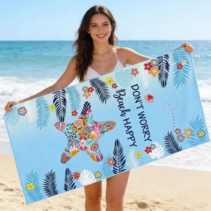 Toalla de playa más vendida, toalla de baño de microfibra, tapete rectangular de playa estampado, toalla de baño de secado rápido, chal. - Product Image 6
