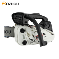 Gergaji Rantai Mini Bensin BOZHOUPOWER CS2500 China DIY OEM 12 Guide Bar Mesin 25.4cc 0.95KW Starter Manual untuk Memotong Kayu dan Pohon