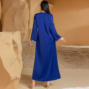 Vestido de Fiesta Azul Sueño de la Industria Pesada de Arabia Saudita, Cosido a Mano, QS1122A62 - Product Image 3