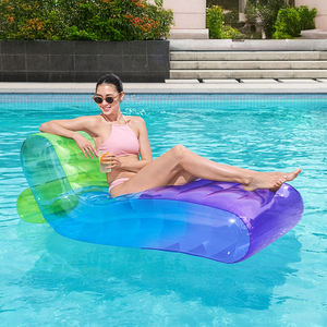 Chaise longue gonflable multicolore pour adultes, flotteur de <span class=keywords><strong>piscine</strong></span>, lit flottant d'été, matelas pneumatique pour <span class=keywords><strong>piscine</strong></span>, radeau, île - Product Image 5
