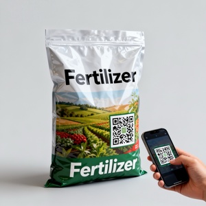 Custom Logo Printed Fertilizer Bag Waterproof PP Woven <b>Material</b> with QR Code for Full Product Traceability - Product Image 4