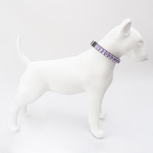 Hot Selling Minimum Bestelling Voor Start-Up Moderne Pu Pet Accessoires Verstelbare Strass Leren Halsbanden Voor Katten Honden - Product Image 1