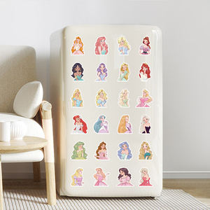 Paquete de 50 Pegatinas de Princesas de Dibujos Animados para Niñas, Logotipo Personalizado, Vinilo Impermeable, Pegatinas Kawaii para Diario, Álbum de Recortes, Decoración del Hogar - Product Image 5