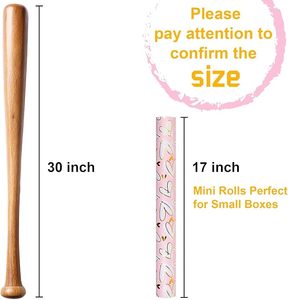 Papier d'emballage original rose double face en forme de cœur, gaufré or, métallisé, pour mariage, fête des mères, baby shower - Product Image 6