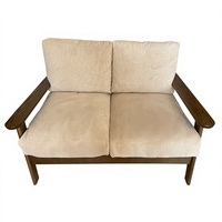 Canapé d'angle confortable sur mesure Wanxing pour salon, style Chesterfield, design japonais, pour appartement et villa, en bois massif