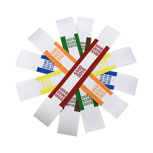 Bandes de papier adhésif personnalisées activées par l'eau pour emballages bancaires, bandes de protection pour billets de banque avec adhésif en caoutchouc - Product Image 4