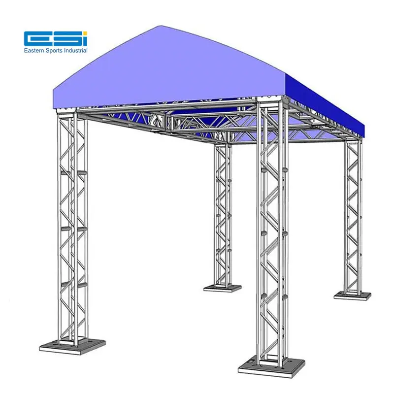 Sistema de armazón Modular para techo de escenario, estructura de luz de escenario, armazón de aluminio, 10 'x 20'
