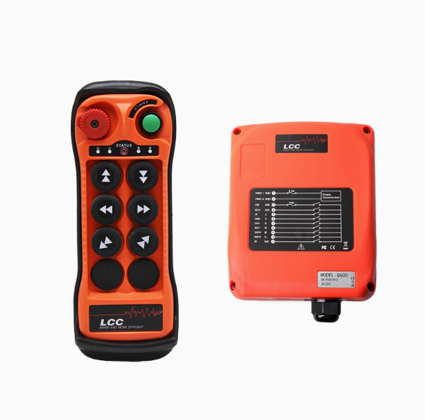 Q600 2-button Single Speed Radio Industrial Remote with Transmitter and Receiver