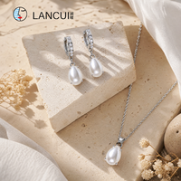 Collier et boucles d'oreilles en acier inoxydable avec zircon en forme de goutte d'eau, bijoux pierres de naissance des douze mois, boucles d'oreilles et collier pierres de naissance