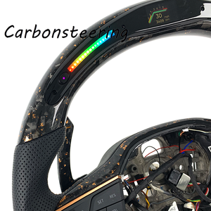 Accesorios para Asiento, Volante de Fibra de Carbono Forjado para Coche, para <span class=keywords><strong>Leon</strong></span> Cupra 5F MK3 2013-2020 FR VZ VZ CUP MK4, Mejora del Interior - Product Image 4