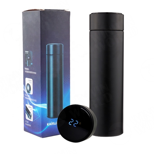 New Style Smart Stainless Steel Smart Water Bottle LED Temperature Display Thermo Flask Bottle Tea Cup With Infuser