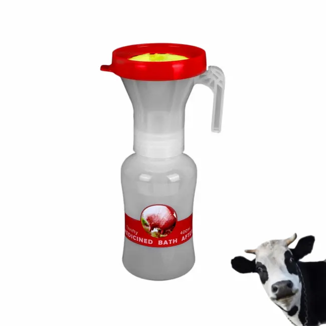 Good Quality Farm Equipment Plastic Clean Udder Not Reflowable Teat Dips Medicated Bath Cup For Cattle Cow