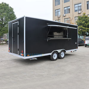 Chammp <strong>Food</strong> Truck with Ice Cream Pizza Coffee Hotdog Concession Remorque Trailer <strong>Cart</strong> - Product Image 1