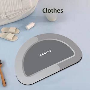 Diatomium Mud <strong>Bath</strong> Absorbent <strong>Mat</strong> Kitchen Anti-slip Drain Carpet <strong>Mat</strong> Creative Design Pattern <strong>Mat</strong> Can Be Customized Easy to Clean - Product Image 4