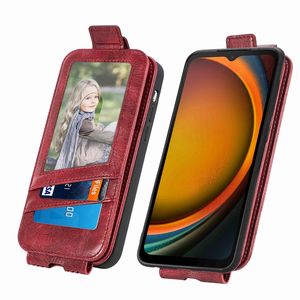 Pour <span class=keywords><strong>Samsung</strong></span> X Cover 7 haut et bas étui en cuir à rabat, cadre photo étui portefeuille à rabat pour Redmi Note 13 Pro - Product Image 1