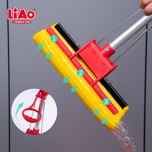 LiAo 27cm <strong>Replaceable</strong> Yellow Pva Sponge Floor <strong>Mop</strong> Roller <strong>Head</strong> Refill - Product Image 3