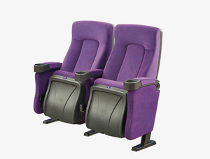 Silla de Cine Ergonómica Resistente al Fuego, de Tela Color Verde Azulado, con Portavasos, para Uso en Cines y Multiplex, Venta al Por Mayor - Product Image 6