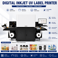 Imprimante numérique UV automatique haute précision pour l'impression de rouleaux d'étiquettes adhésives en PET, PVC, BOPP, PE et papier synthétique