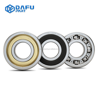 6207 2RS Sealed Ball Bearing High Precision Polished Raceway Low Friction