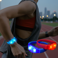 Bracelets lumineux LED activés par le son en gel de silice portables, lumineux et clignotants, pour la romance, les fêtes de Noël, les carnavals, les concerts, les événements nocturnes
