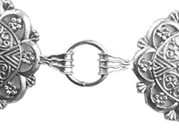 Chaîne de taille bohème pour femme en argent et pierre turquoise, ceinture vintage à maillons ovales en métal, bijou de robe, accessoire de mode