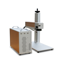 Imprimante laser quantique haute vitesse 20W 30w, machine de marquage laser à fibre pour plaque métallique en acier inoxydable, étiquette d'oreille en plastique, anneau d'oiseau