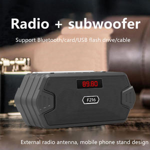 Factory Portable Solar Panel BT5.0 Speaker FM Radio Digital Display 360g Lightweight 18.4×6.8×8cm Outdoor Camping Audio <b>Player</b> - Product Image 6