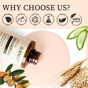 Set per la Cura dei Capelli con <span class=keywords><strong>Shampoo</strong></span> e Balsamo Antiforfora all'Olio di Argan, <span class=keywords><strong>Tea</strong></span> <span class=keywords><strong>Tree</strong></span> e Rosmarino - Naturale, Vegano, Biologico per la Crescita dei Capelli a Marchio Privato - Product Image 2