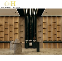 Prix de gros, mobilier de parfumerie, décoration moderne, boutique de parfums, comptoir de bar à parfums en métal et en bois pour magasin de détail