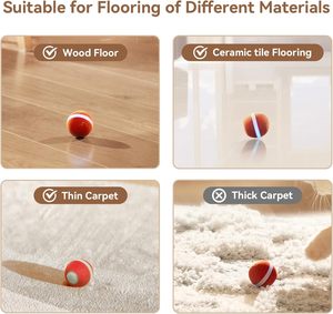 Jouet électrique automatique pour chat avec chargement USB, à détection intelligente, pour la poursuite, en silicone, design moderne et tendance, pour la maison, en promotion - Product Image 3