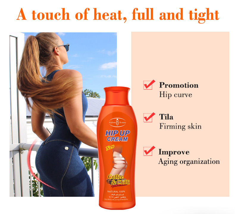 Aichun Café Piment Gros Cul De Levage De Rehaussement Hip Up Massage Améliorer Crème Pour les femmes