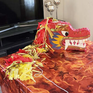 Nicro personnalisé bébé douche <span class=keywords><strong>anniversaire</strong></span> chinois nouvel an fête décoration faveur jouet confettis gros Dragon rouge Mini Pinata pour les enfants - Product Image 4