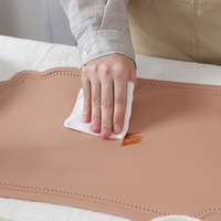 Set de table en cuir de luxe de style européen moderne, haute qualité, résistant à la chaleur, antidérapant, anti-graisse, qualité alimentaire, 30x43cm