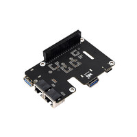 Carte de développement Raspberry Pi 5 Dual 2.5G Ethernet, adaptateur PCIe vers USB M.2 SSD, routeur logiciel Linux