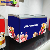 Lemari Pendingin Dada Hifan dengan Pendinginan Udara untuk Es Krim dan Es Loli Peralatan Pendingin Premium