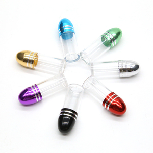 زجاجات تعبئة كبسولات تعزيز جنسي صغيرة من البلاستيك PS 2 من ملحق الرعاية الصحية ختم مطبوع عليه شعار سداسي الشكل للطب - Product Image 4