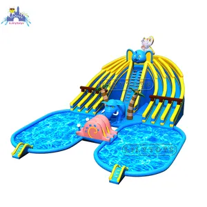 lilytoys inflatable adult land portable commercial playground elephant cute inflatable water park for kid