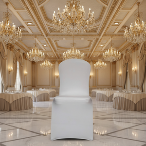 Nouvelle Housse de Chaise Universelle Élastique en Polyester Imprimé de Haute Qualité, Durable et Écologique, pour Hôtels, Banquets et Mariages, avec Jupe Pare-Soleil en Tissu Air Layer - Product Image 5