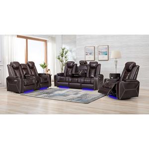 Juego <span class=keywords><strong>de</strong></span> sofá reclinable moderno directo <span class=keywords><strong>de</strong></span> fábrica <span class=keywords><strong>de</strong></span> gama alta, esquina seccional eléctrica, características <span class=keywords><strong>de</strong></span> <span class=keywords><strong>masaje</strong></span> extensible, muebles para el hogar, sofá 9114 - Product Image 3