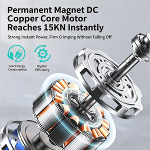 Pinza de Crimpado Industrial Recargable GNE-50ML de Acero con Alto Contenido de Carbono, Pinza Eléctrica de Iones de Litio de 12V, Salida de 12KN - Product Image 5