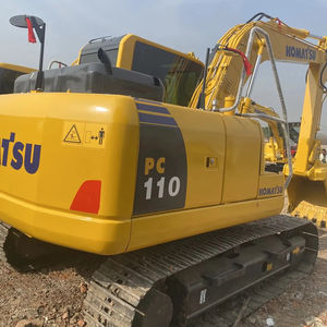 Excavadora hidráulica de cadenas Komatsu PC110 usada de 11 toneladas con bomba de rodamientos y engranajes - Modelo 2022 para inspección de informes y videos - Product Image 2