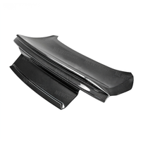 Couvercle de coffre en fibre de carbone modifié pour Mustang 2015-2023, installation par boulons, noir, garantie 1 an